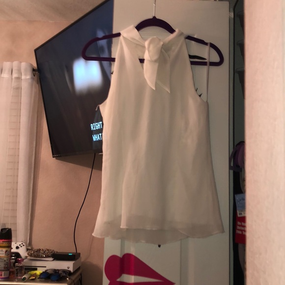 Off White Ruffled Blouse - Picture 2 of 2